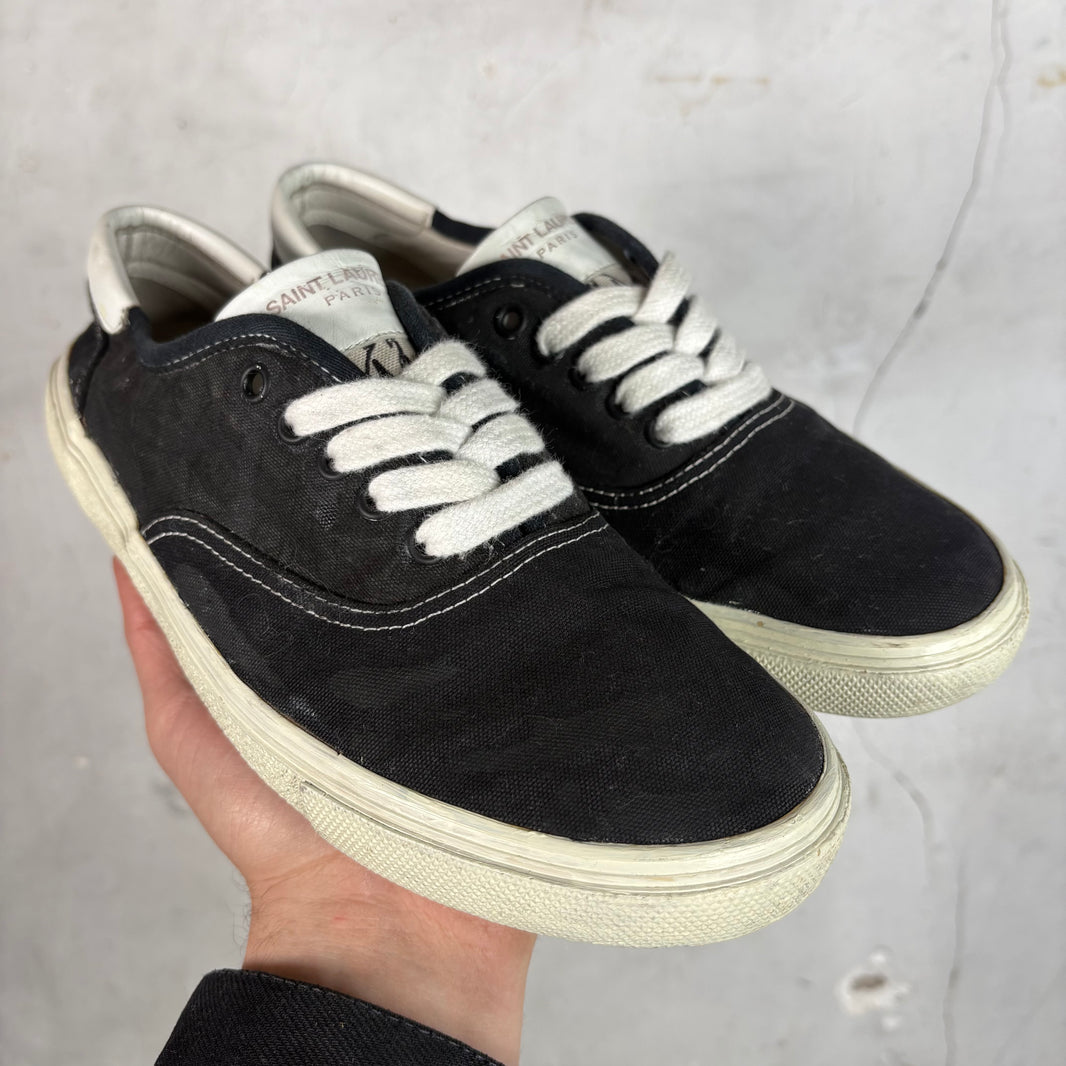 Saint Laurent Black Low Sneakers