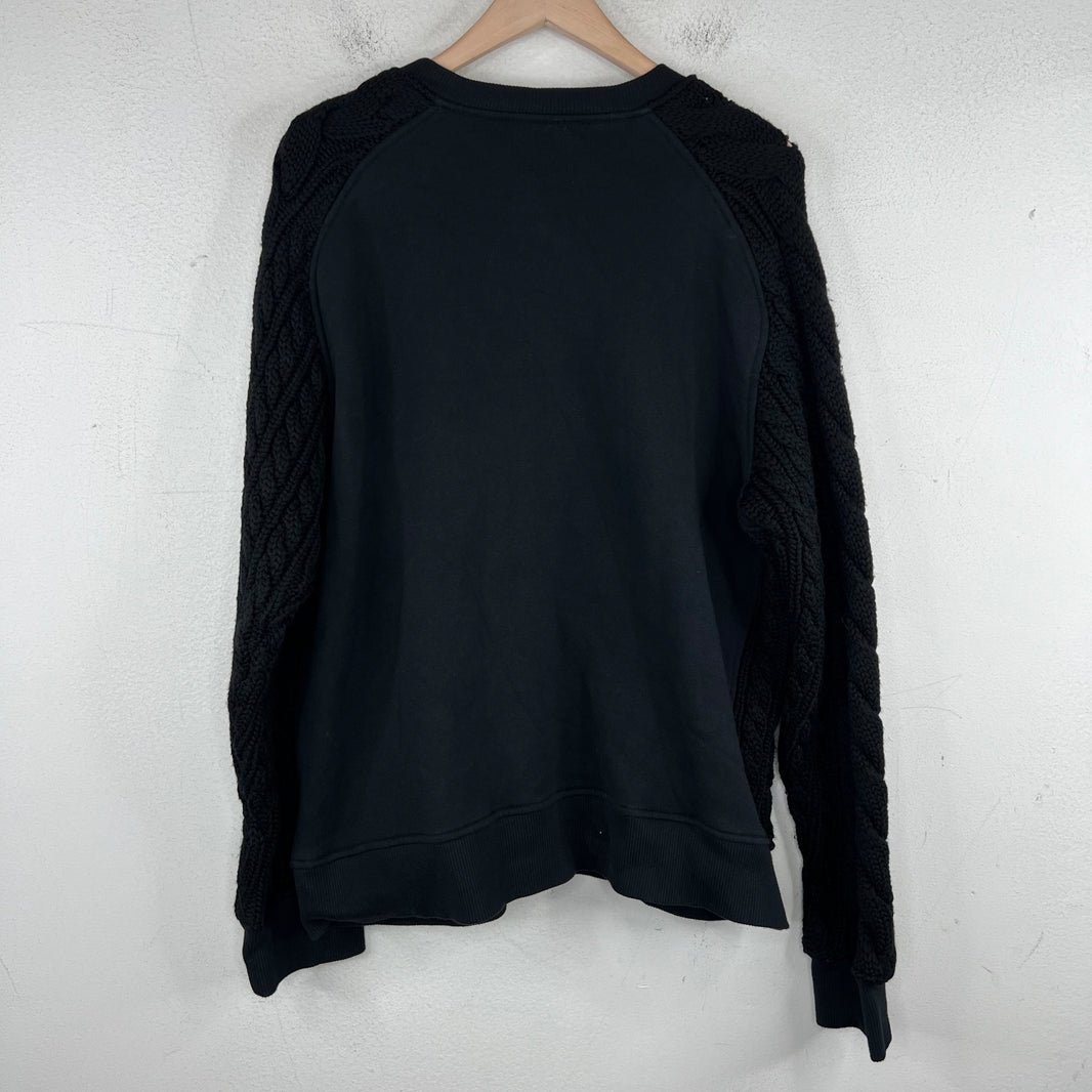 Balmain Army Knit Hybrid Crewneck