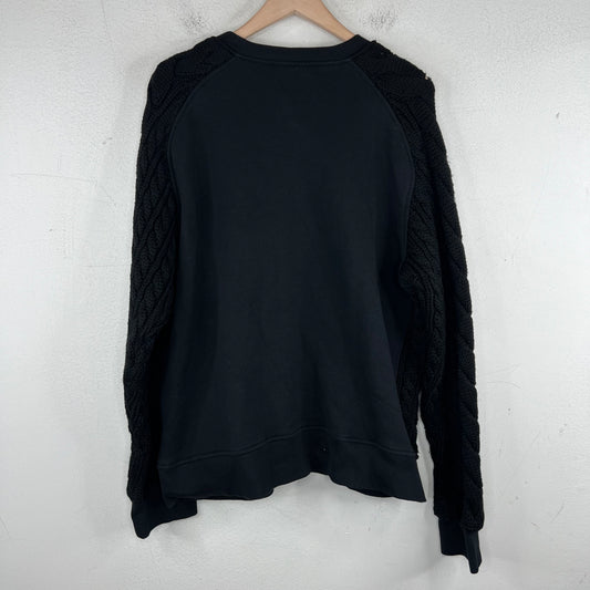 Balmain Army Knit Hybrid Crewneck