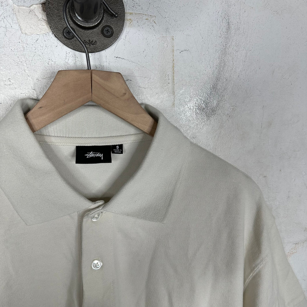 Stussy Cotton White Polo Shirt