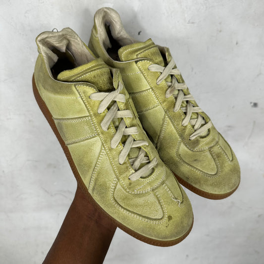 Margiela Smoked Green Suede Replica Trainer