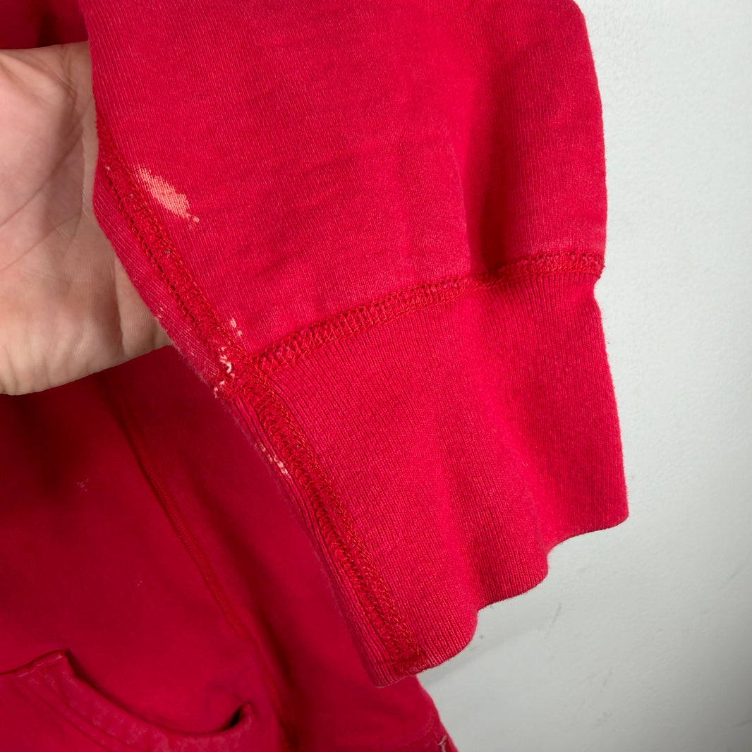 Supreme Bleached Red Tonal Box Logo Hoodie