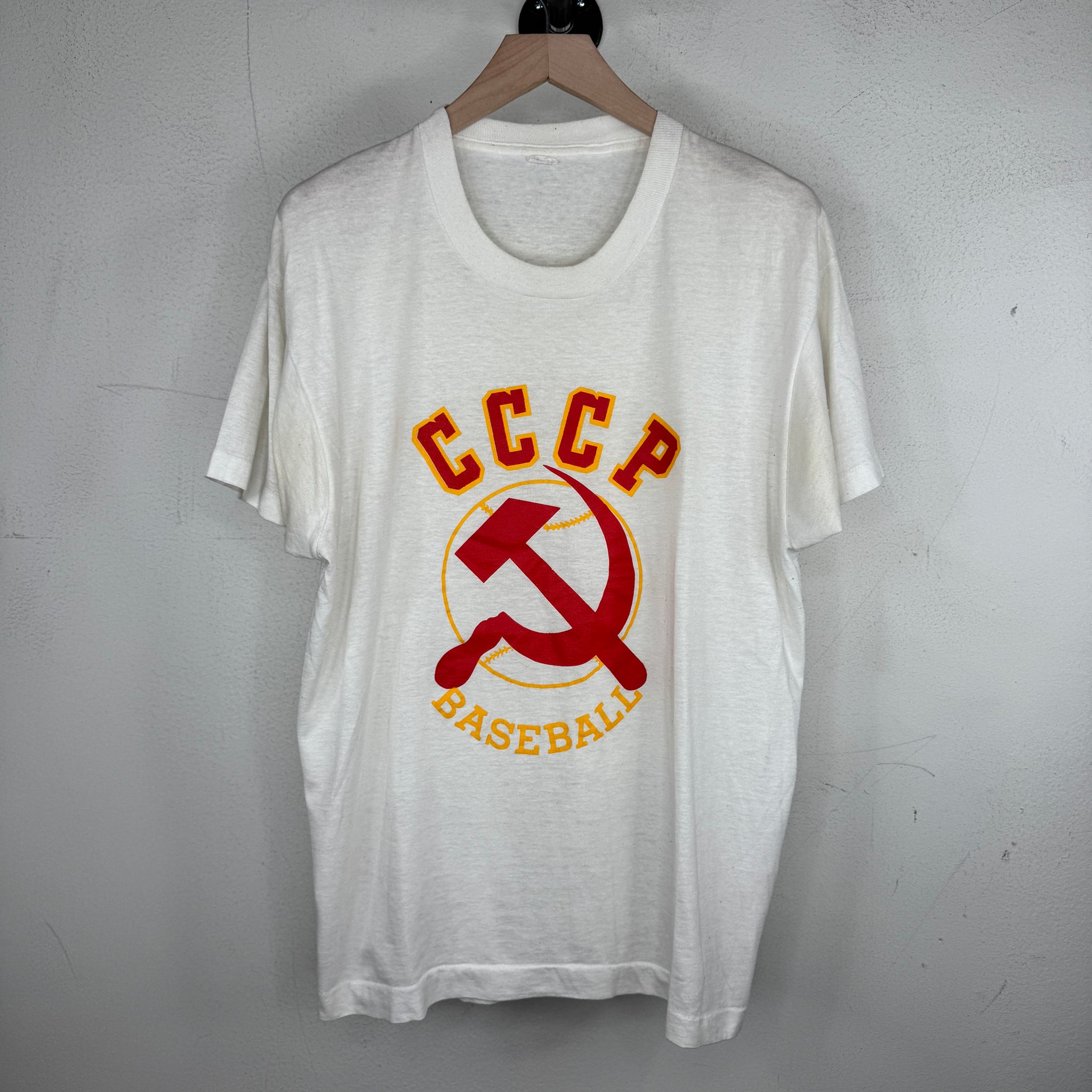 Vintage Soviet Baseball T-Shirt