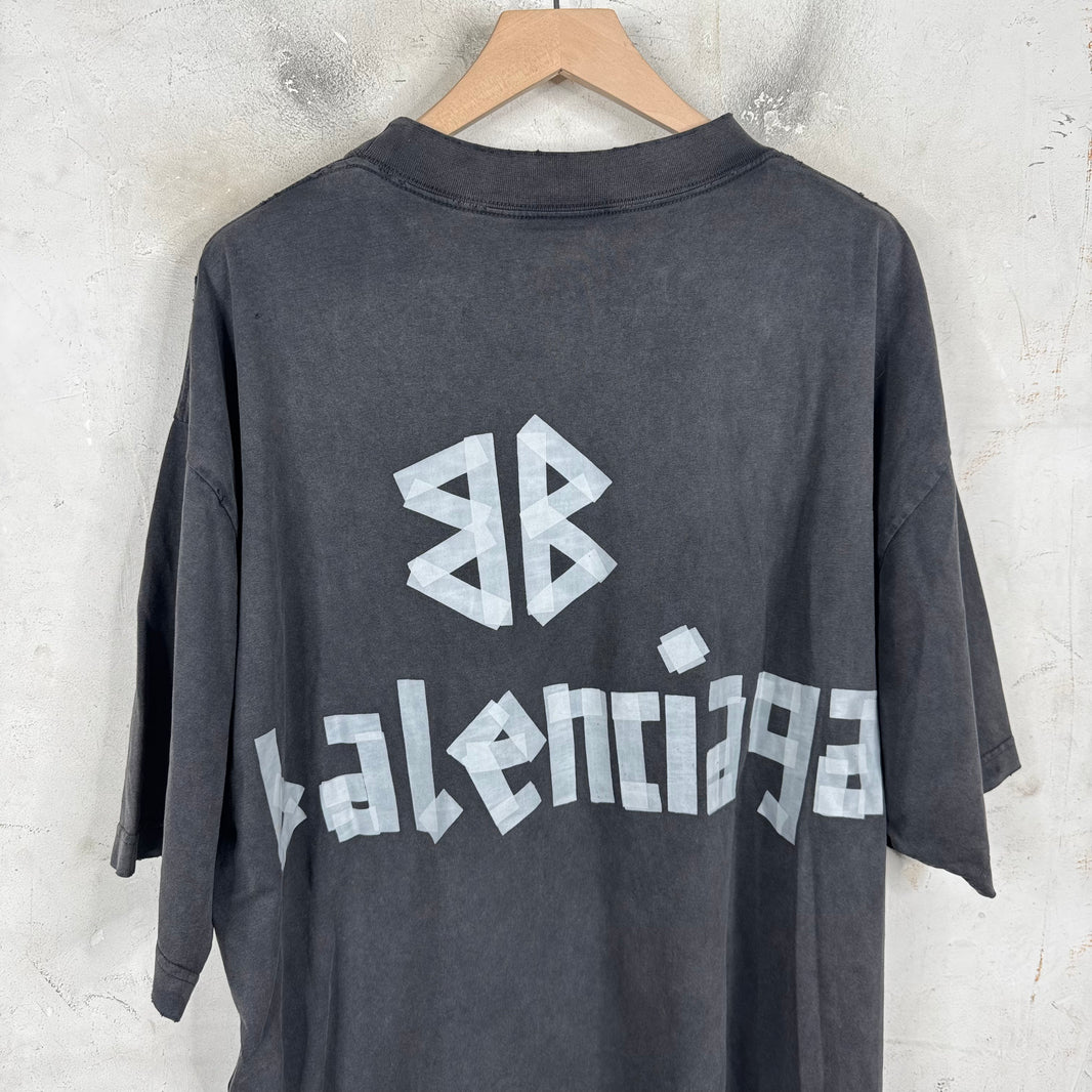 Balenciaga Tape Logo T-Shirt