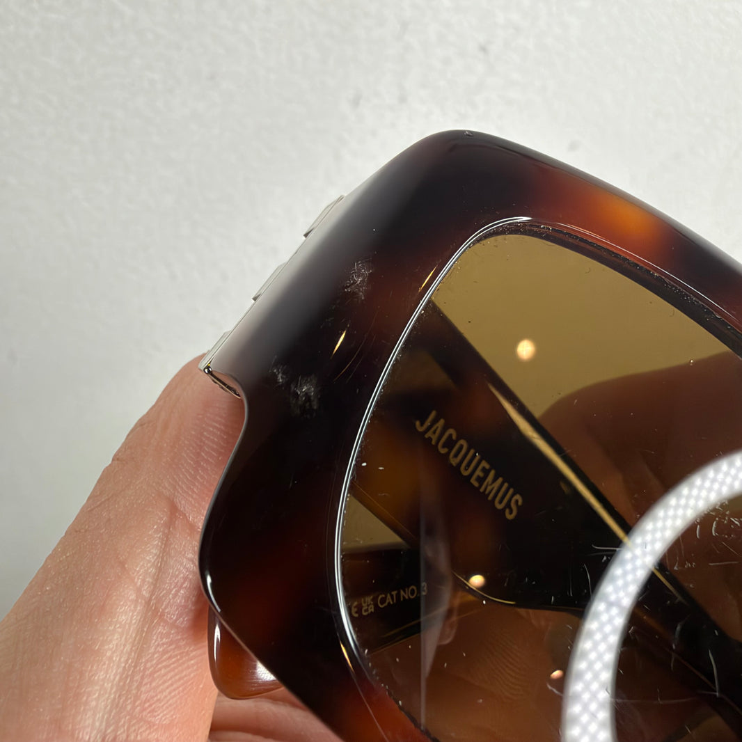 Jacquemus Tortoise Shell Croisiere Sunglasses