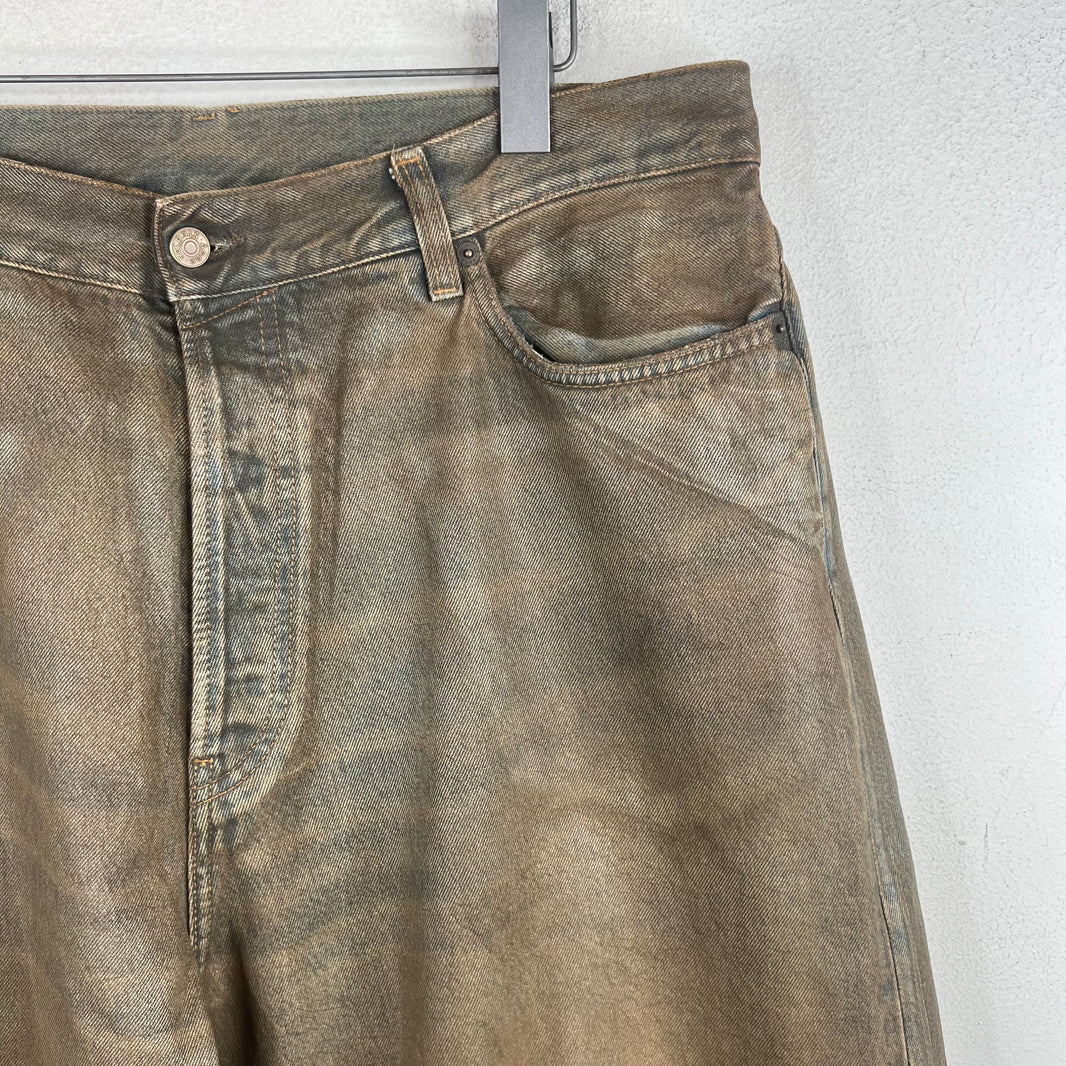 Acne Studios Baggy Waxed Jeans