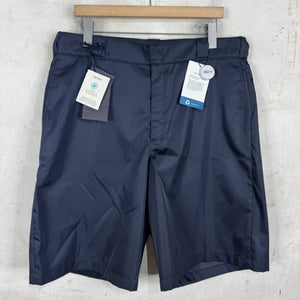 Prada Navy Nylon Shorts