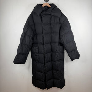 Dries Van Noten Black Puffer Trench Coat
