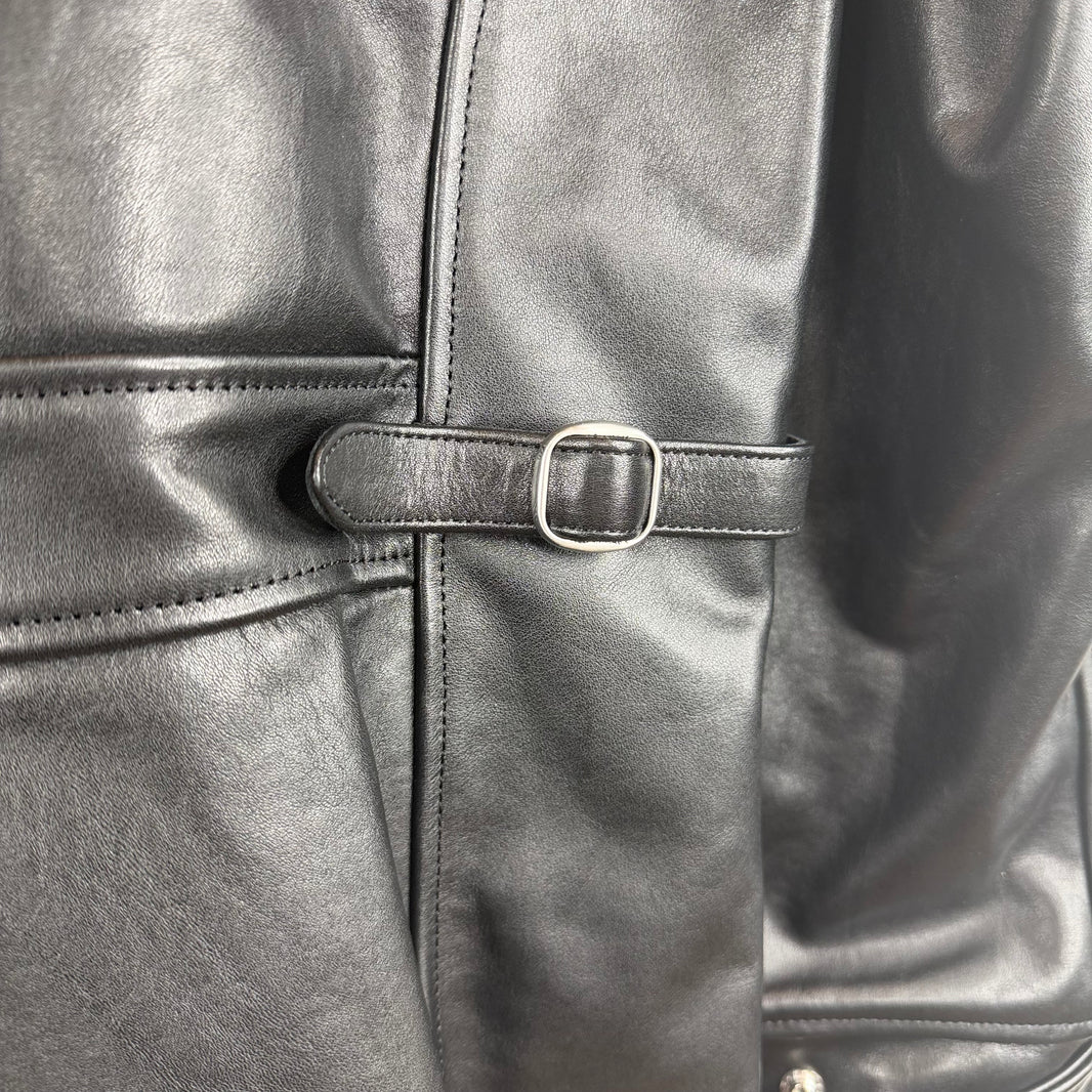 Stussy Junya Watanabe CDG Black Leather Jacket