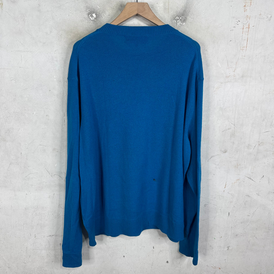 Elder Statesman Blue Cashmere Sweater