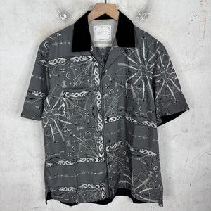 Sacai Paisley Buttoned S/S Shirt