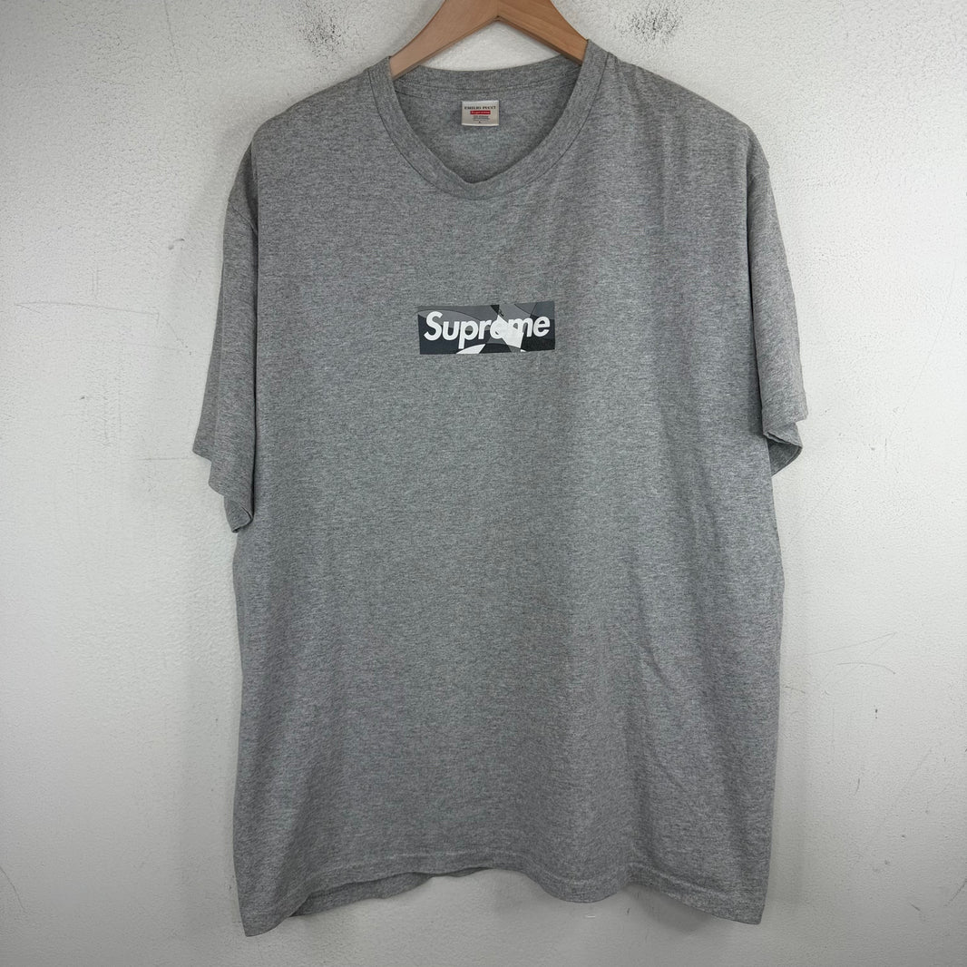 Supreme Gray Emilio Pucci Box Logo T-Shirt