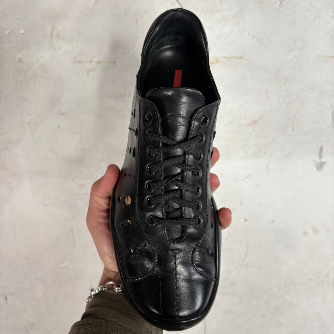 Prada Punch-Hole Trainers