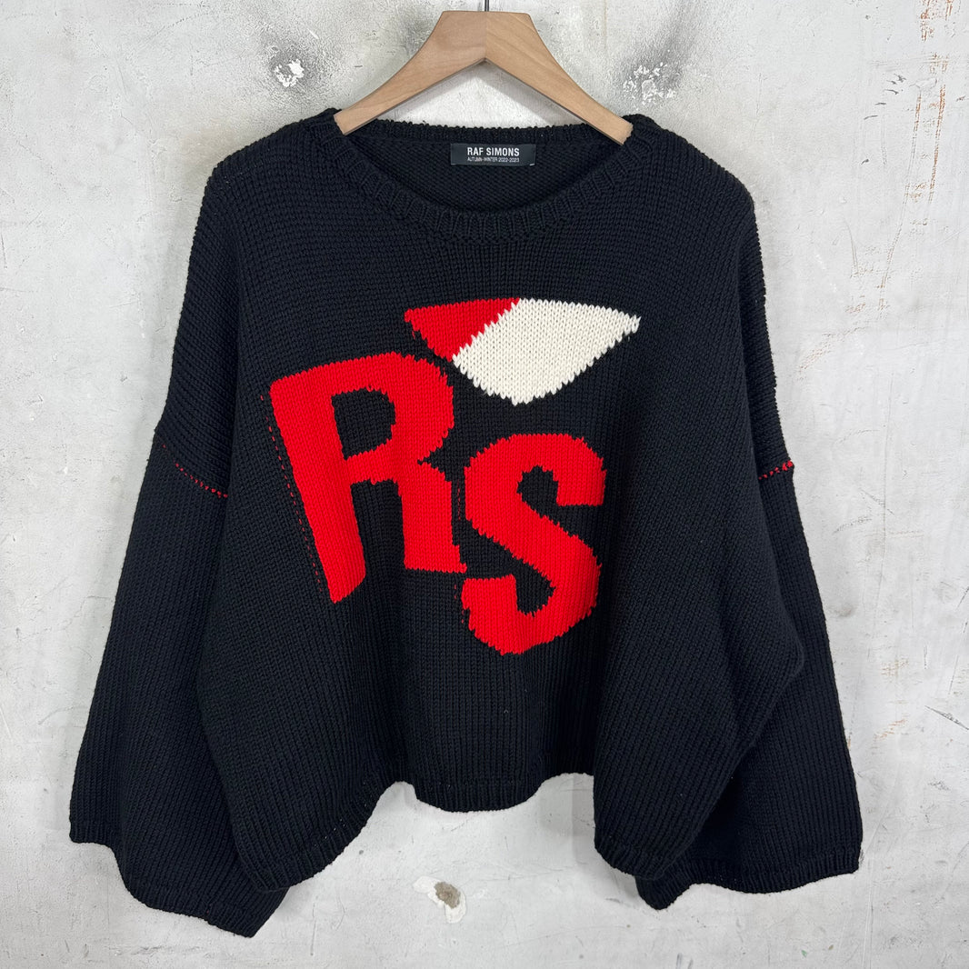 Raf Simons Black I Heart Raf Sweater