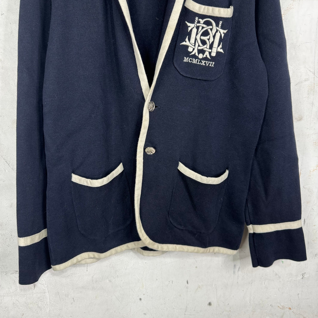 Ralph Lauren Cotton/Cashmere Knitted Blazer