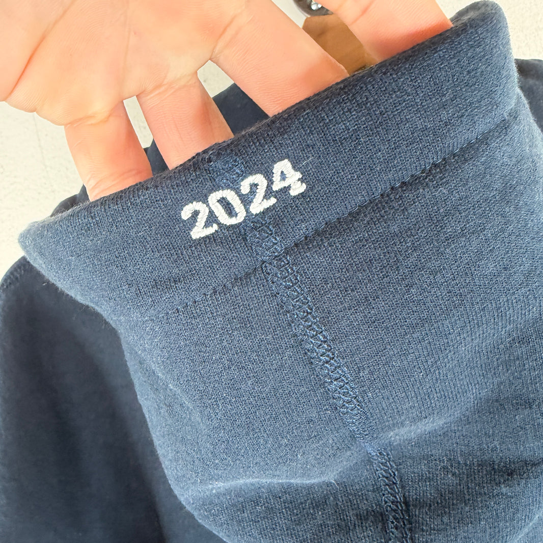 Supreme Navy/Red Box Logo Hoodie