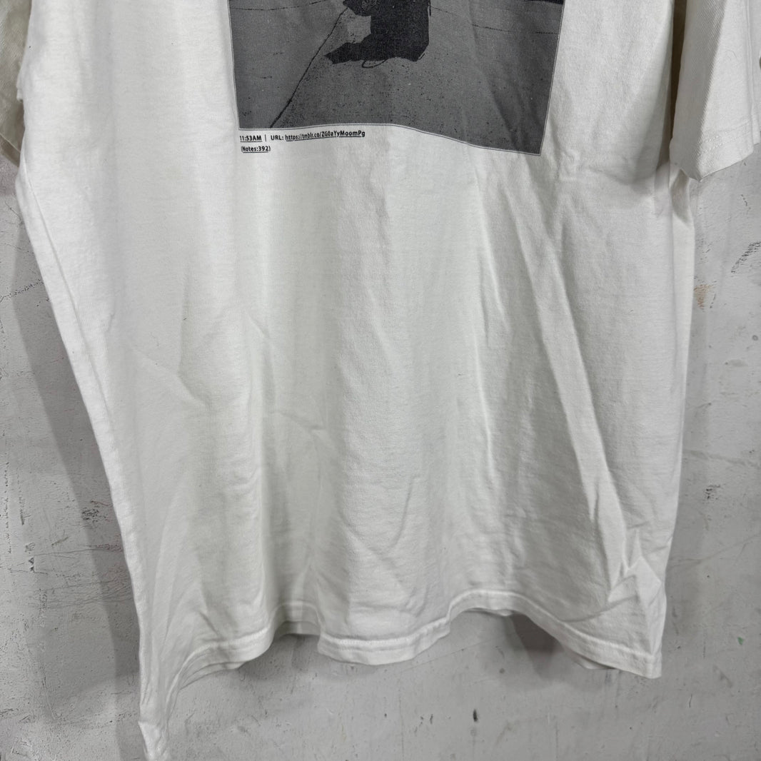 Pyrex x Denim Tears White Newspaper T-Shirt