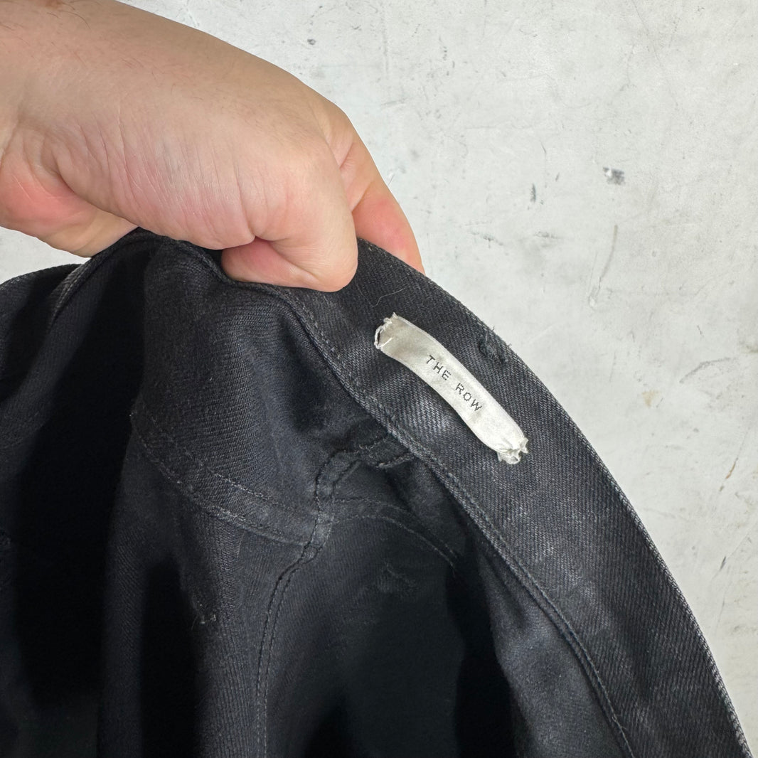 The Row Black Selvedge Jeans