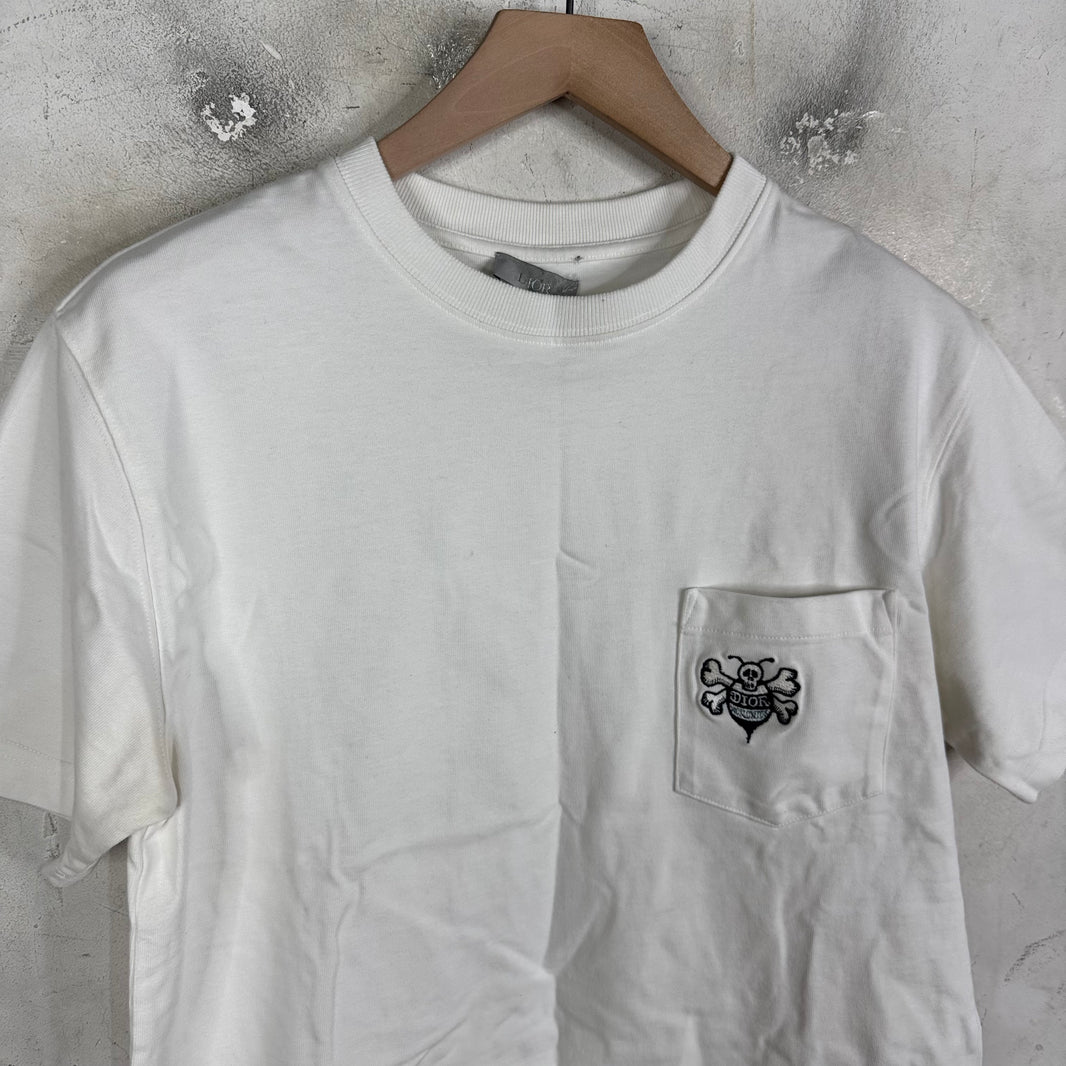 Dior x Shawn Stussy White Bee T-Shirt