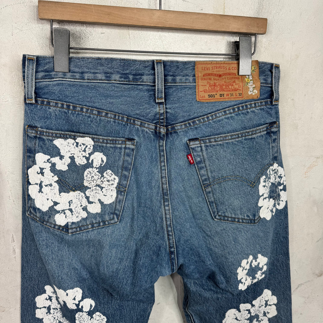 Levi’s x Denim Tears Wreath Jeans Medium Blue