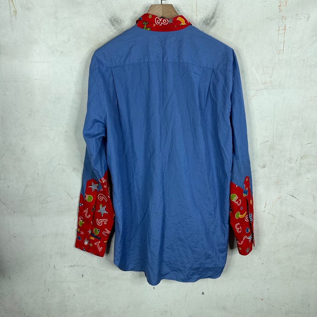 Comme Des Garçons Shapes and Numbers L/S Button Up Shirt