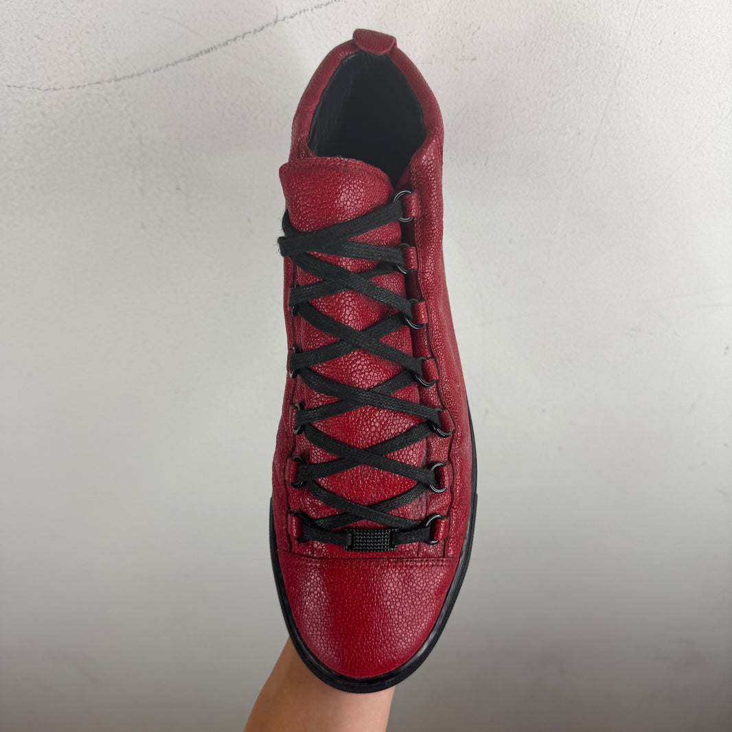 Balenciaga Red Stingray Arena Sneakers