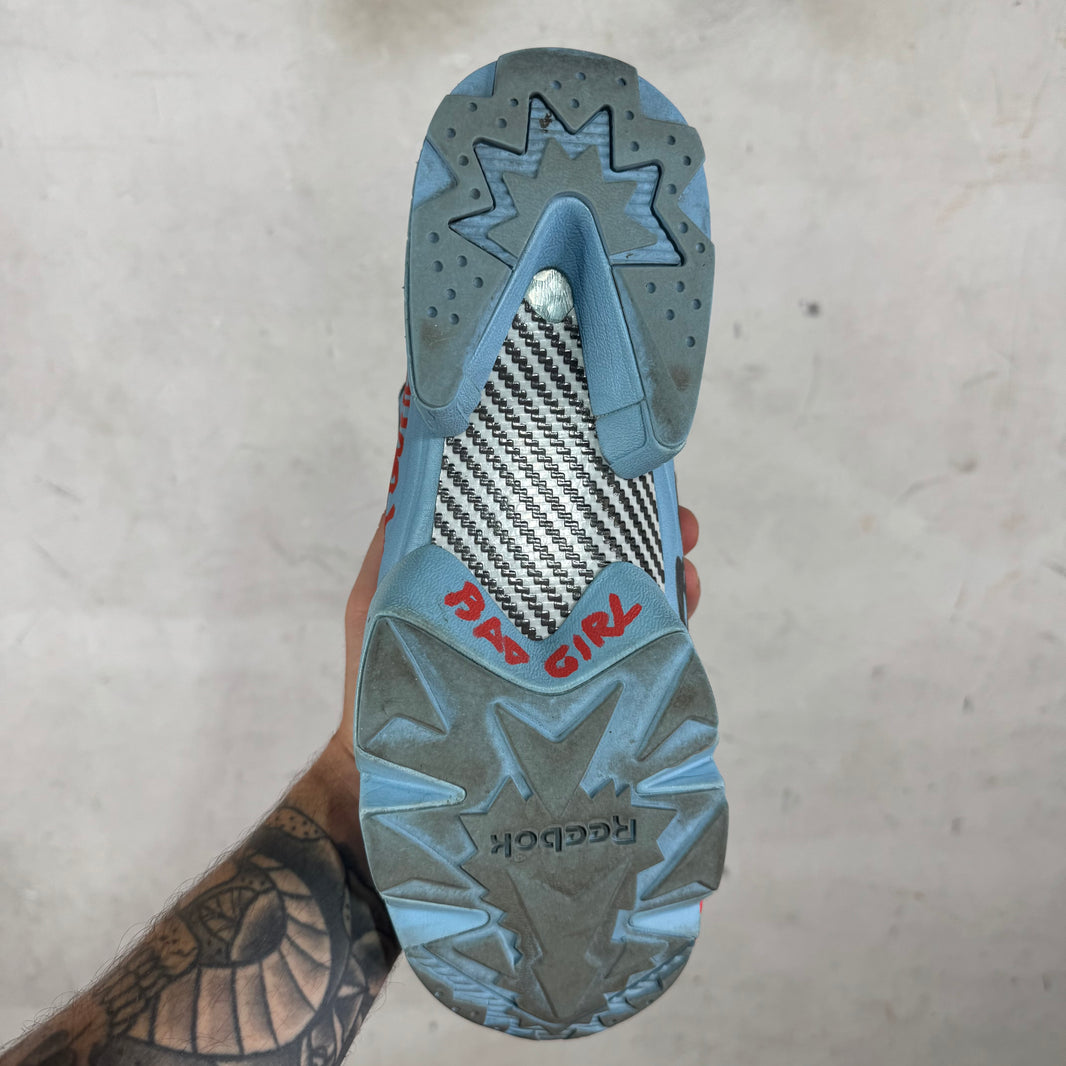 Vetements x Reebok Blue Grafitti Pumps