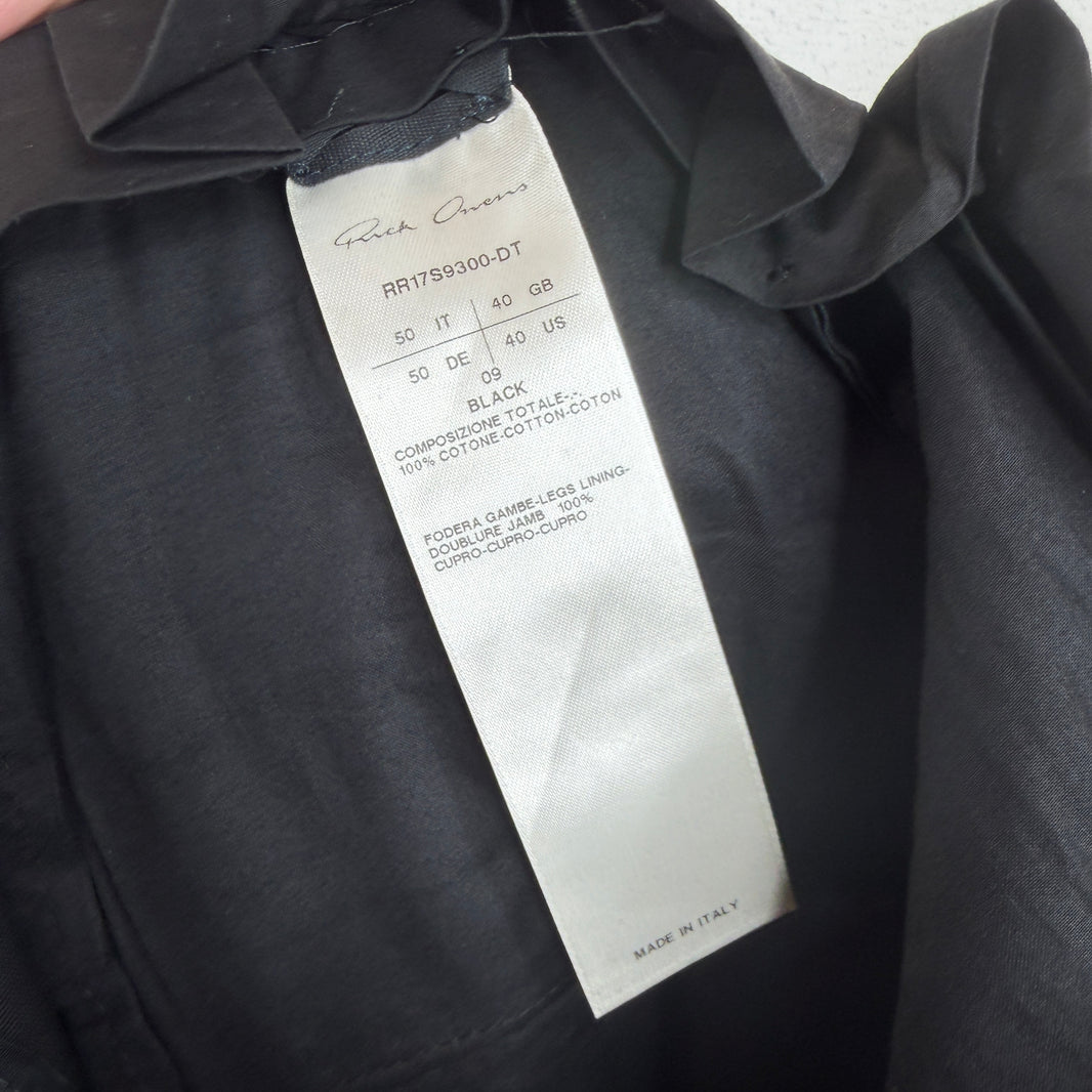 Rick Owens Runway Walrus Baggy Cargo Trousers