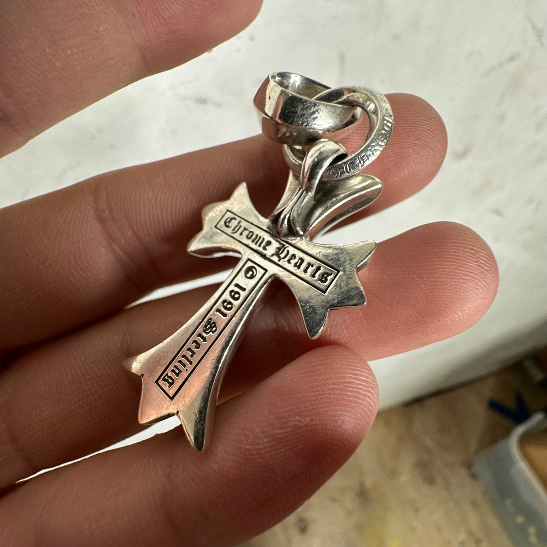 Chrome Hearts Cross Bale Pendant