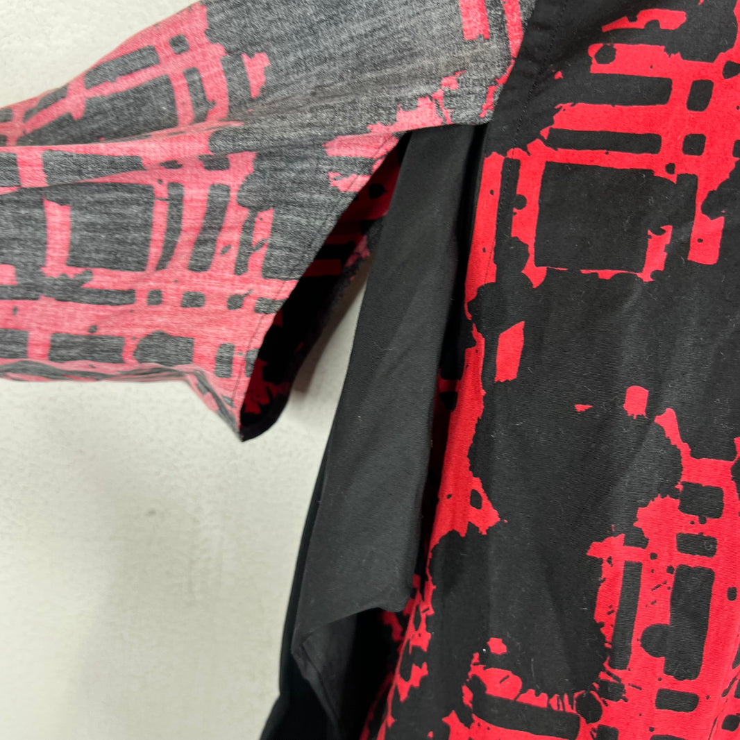 CDG BLACK Ink Splatter L/S Shirt
