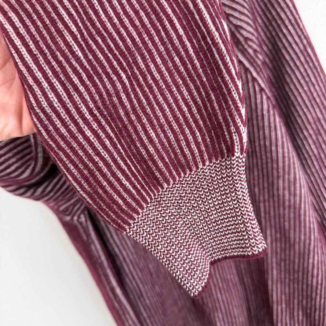 Brunello Cucinelli Striped Red Sweater