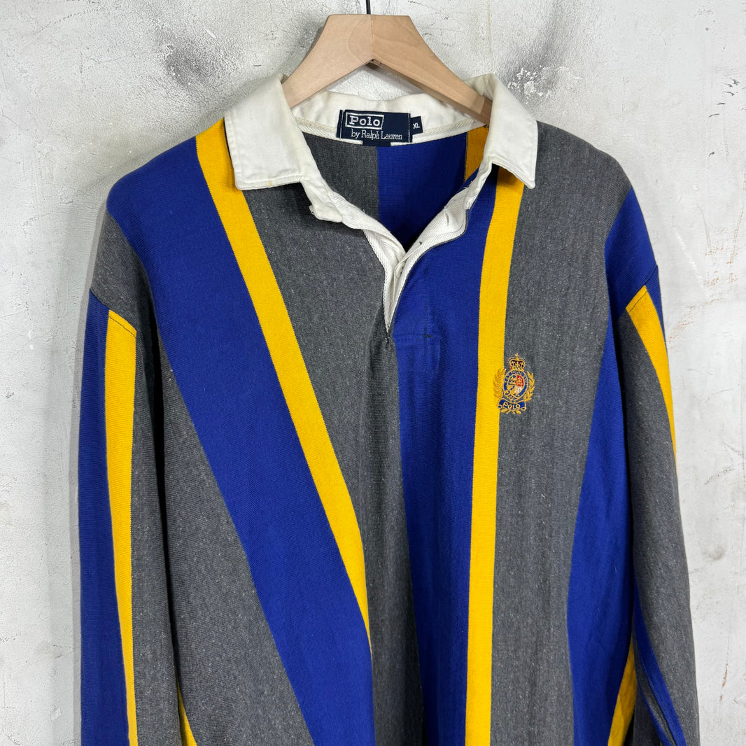 Ralph Lauren Striped Mini Crest L/S Polo