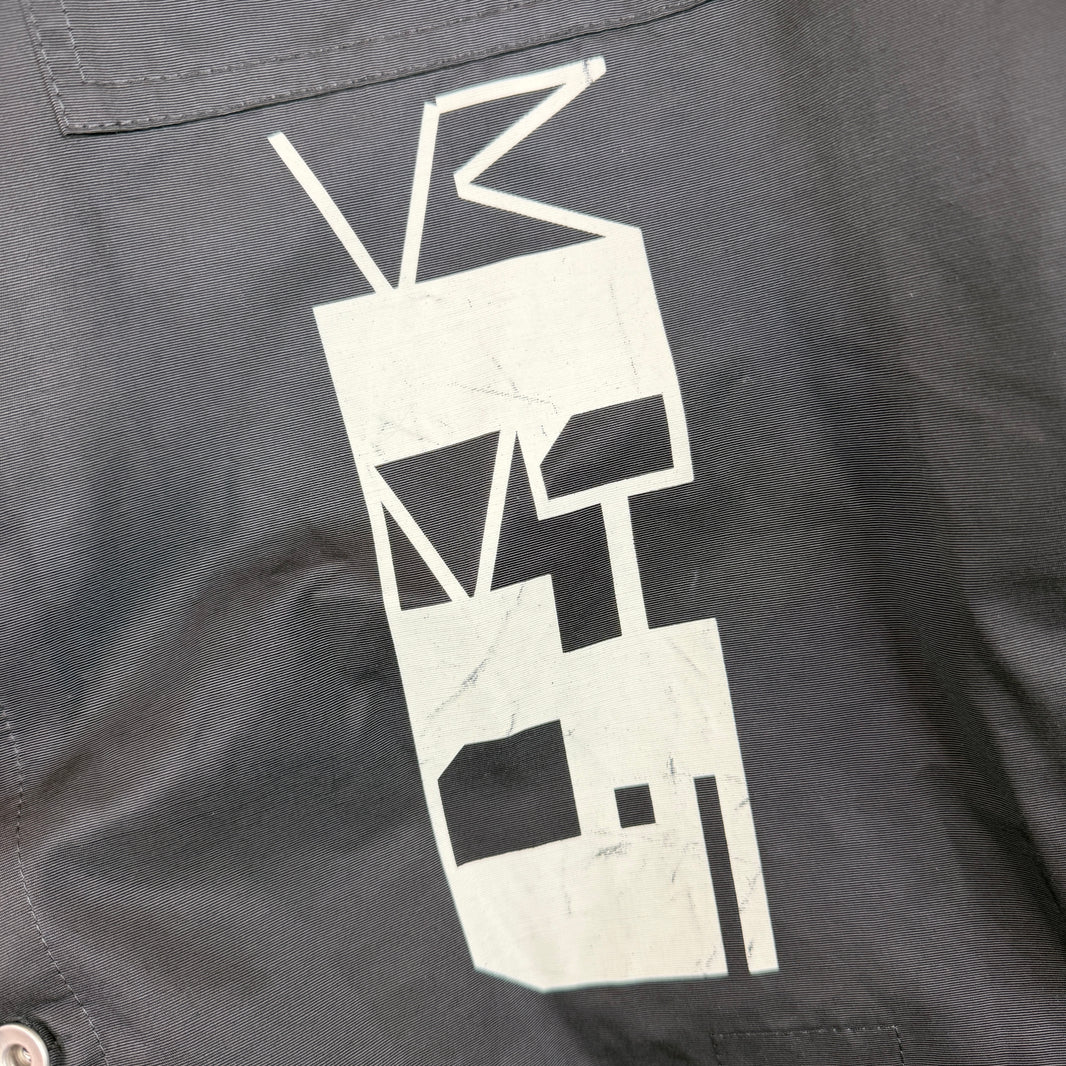 DRKSHDW Nylon Cargo Front Logo Button Up LS Shirt