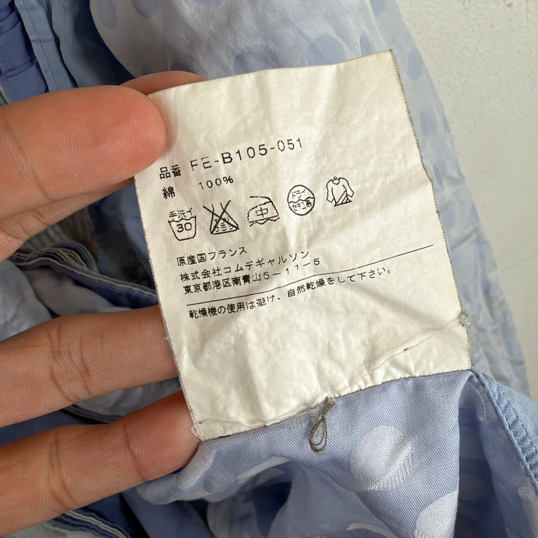 CDG Shirt Layered Patchwork L/S Shirt