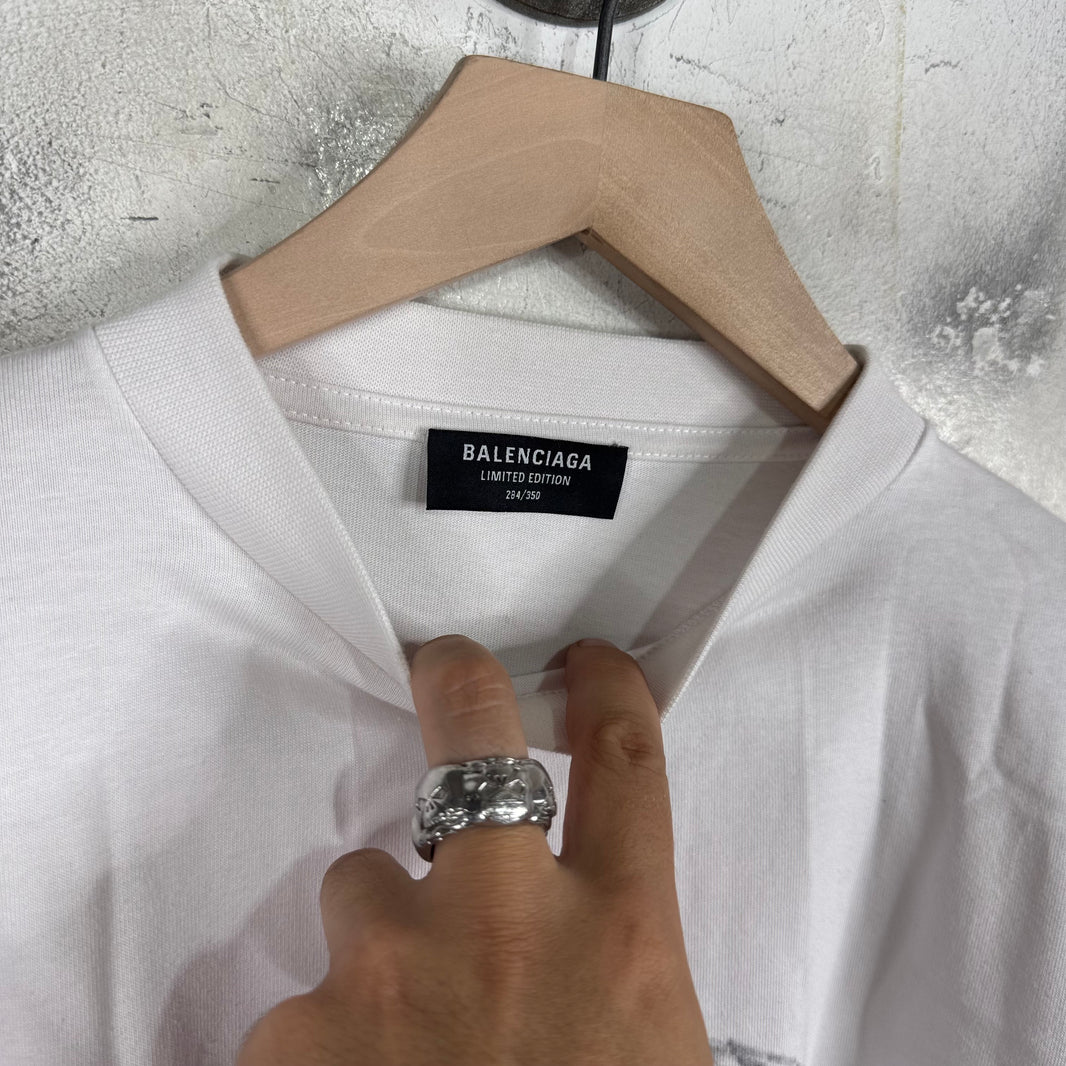 Balenciaga Pink Martini LS T-Shirt