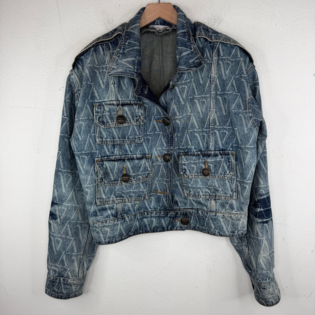 Vaquera Cropped Denim Jacket