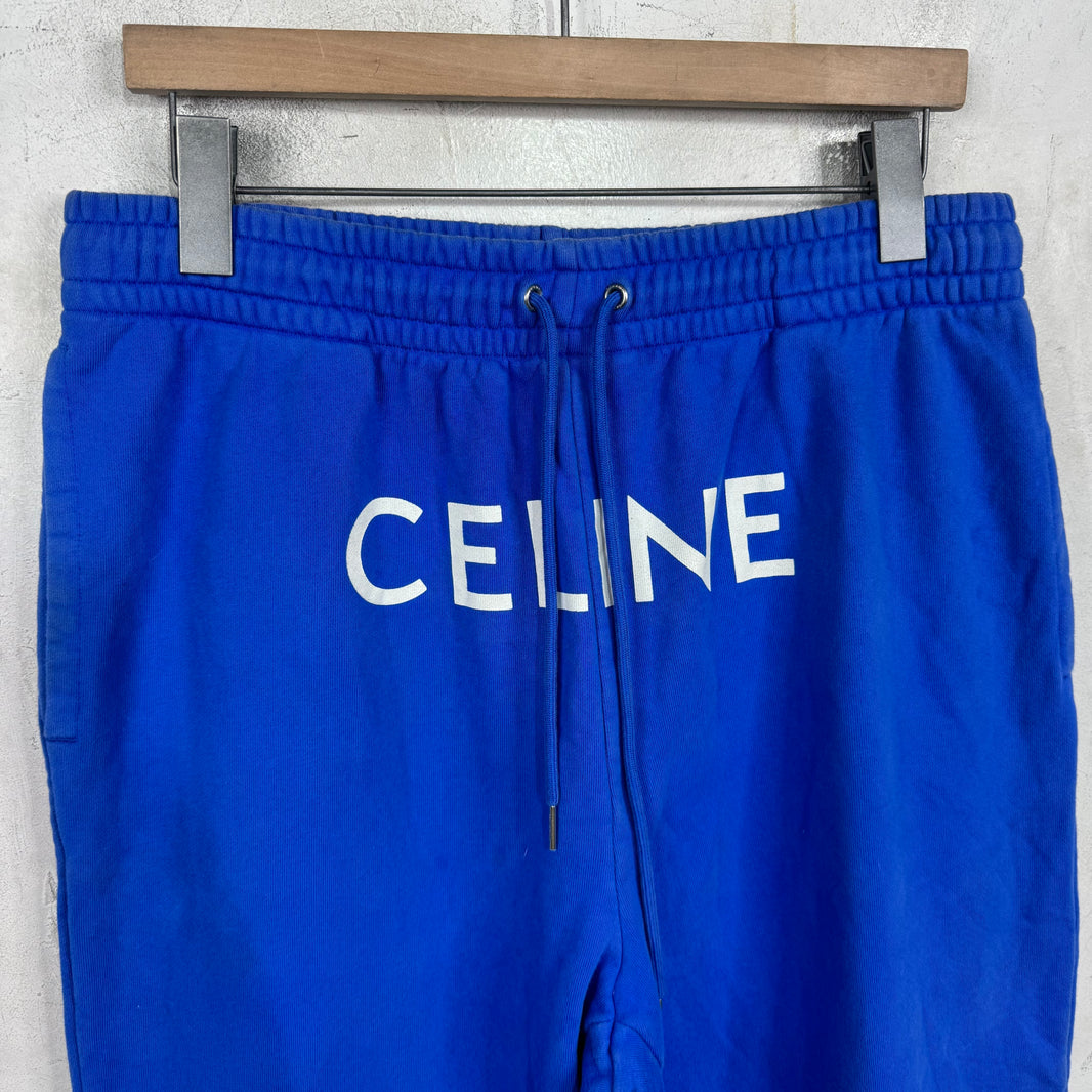 Celine Blue Logo Sweatpants