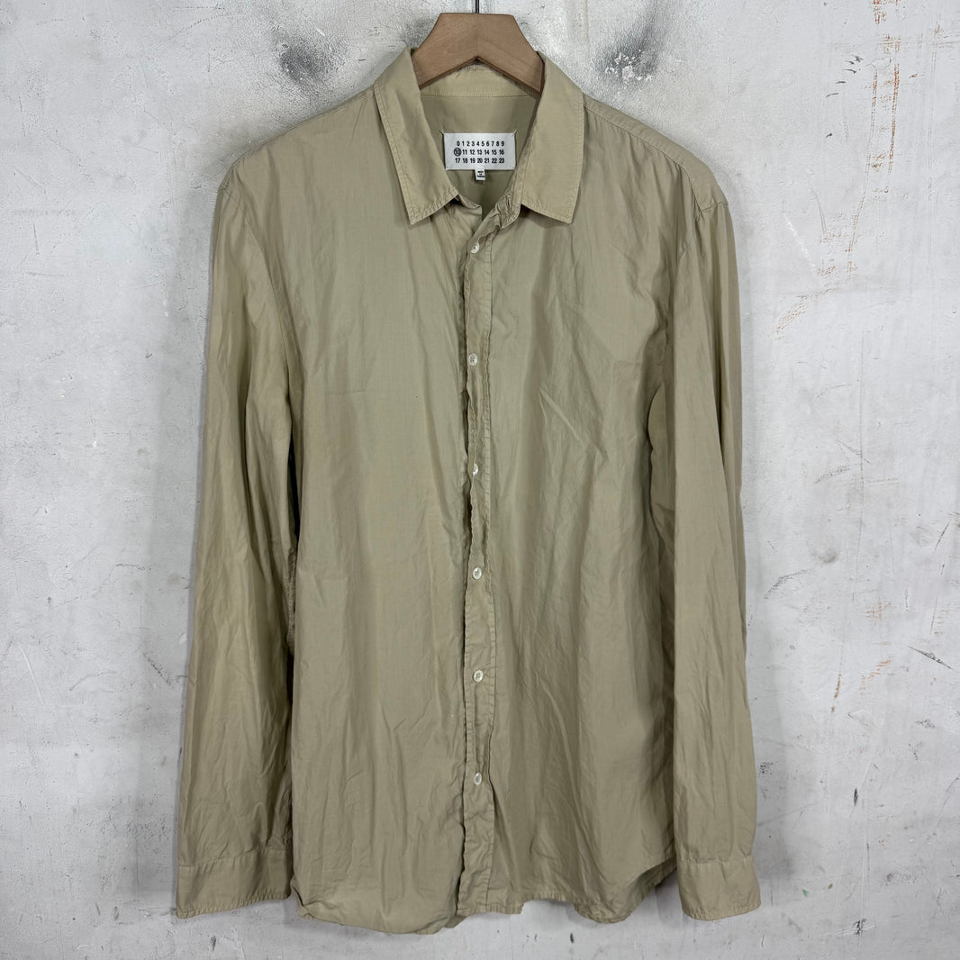 Margiela Beige LS Button Up