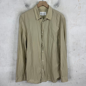 Margiela Beige LS Button Up