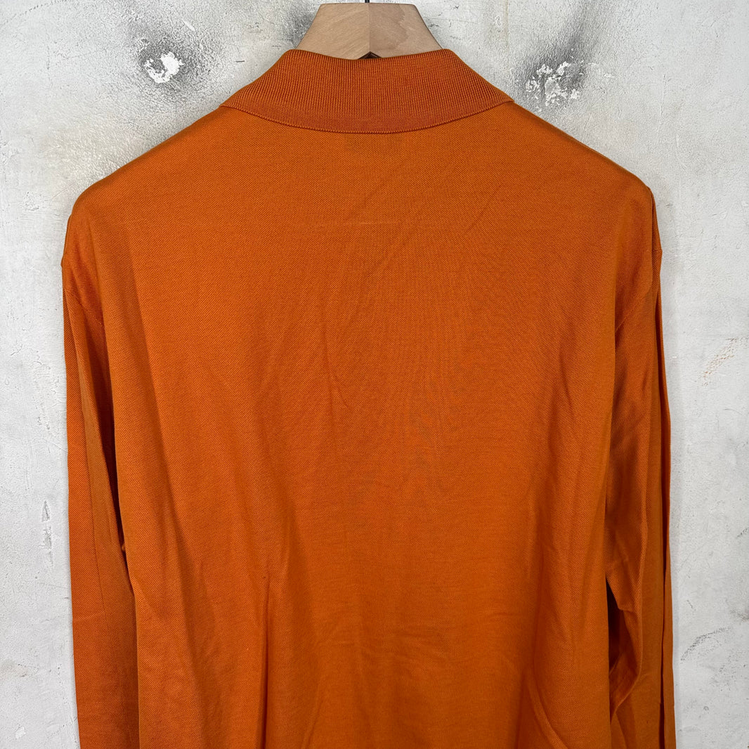 Hermes Orange H Logo Rugby
