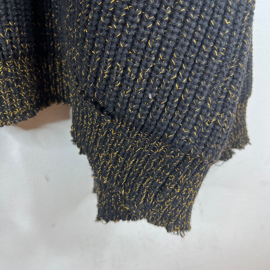 Raf Simons Oversized Distressed Cardigan