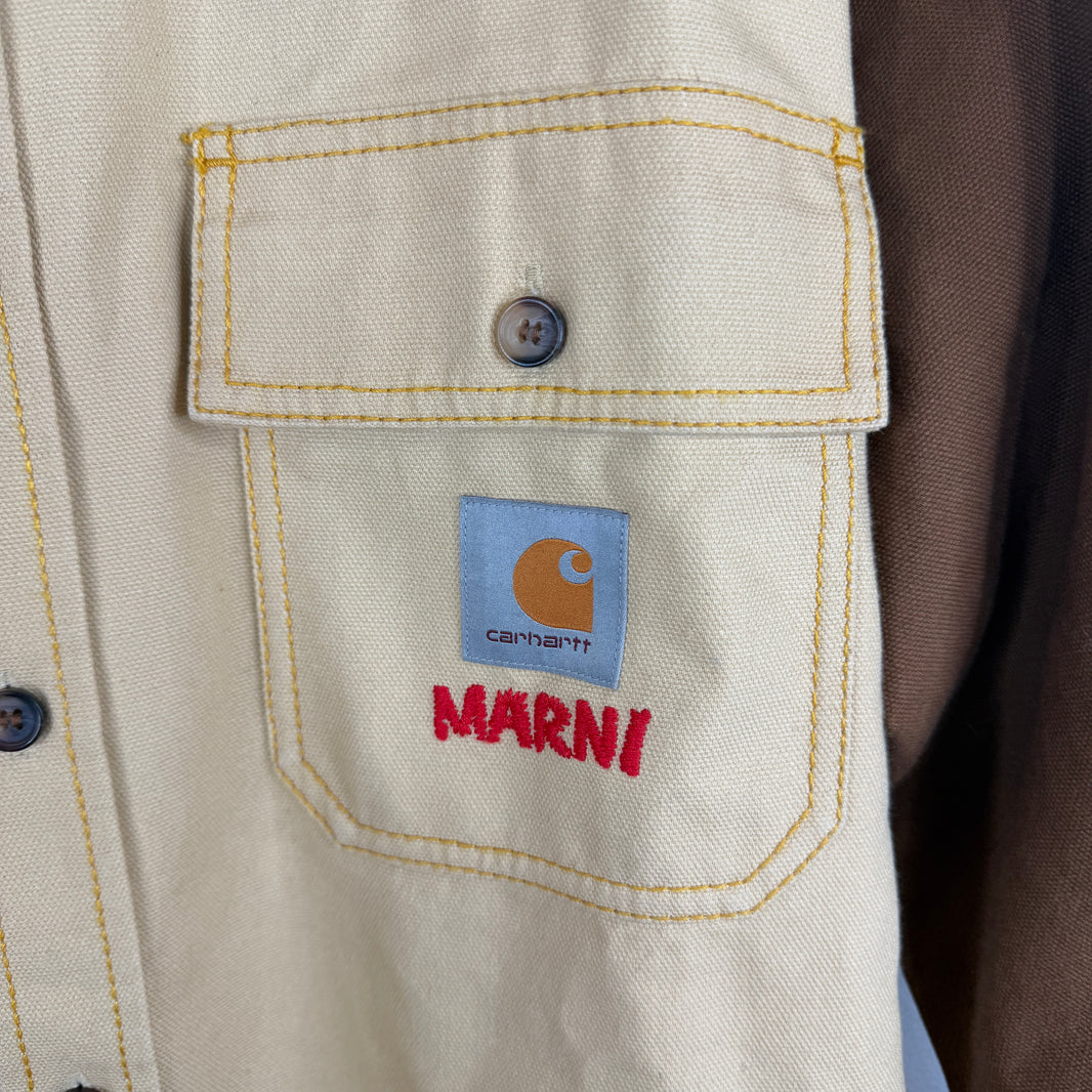 Marni Carhartt WIP Patchwork Button Up LS Shirt