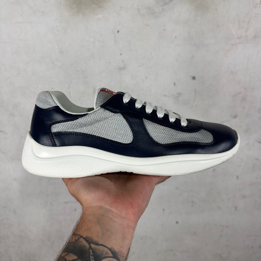 Prada Navy/Grey America Cups Low