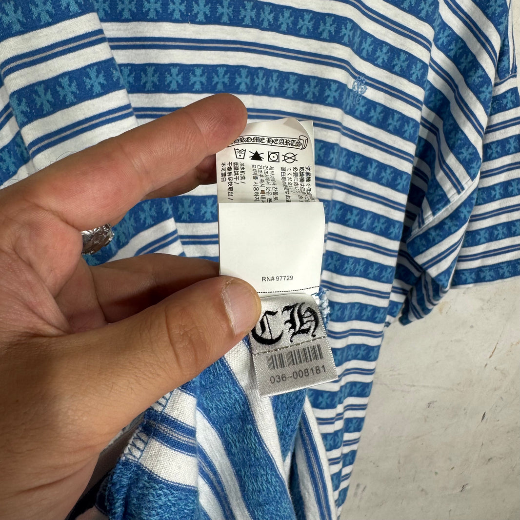 Chrome Hearts Striped Vine Dagger T-Shirt