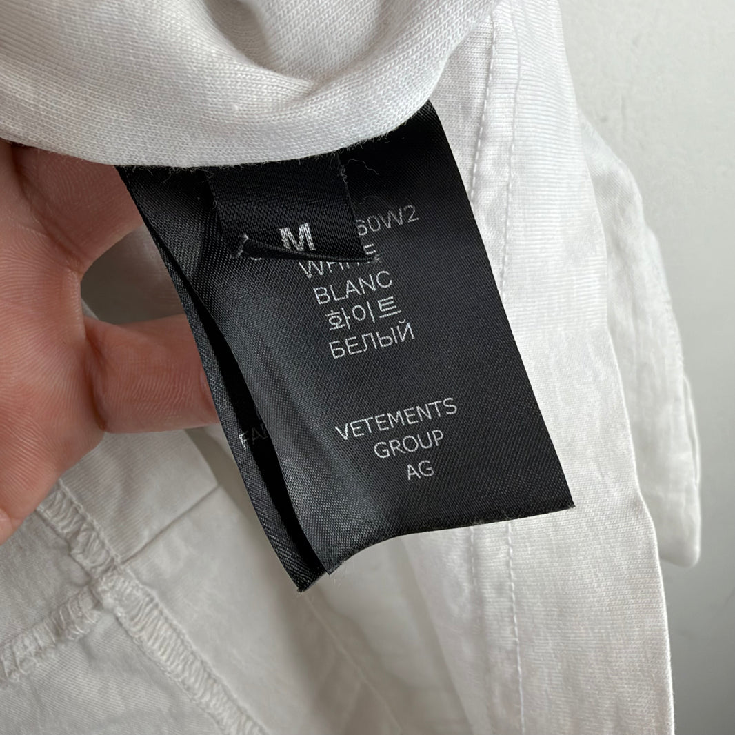 Vetements Inside Out Logo Shirt