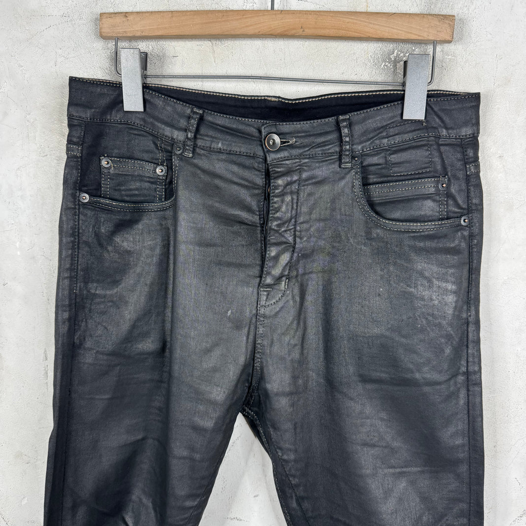 DRKSHDW Waxed Detroit Jeans