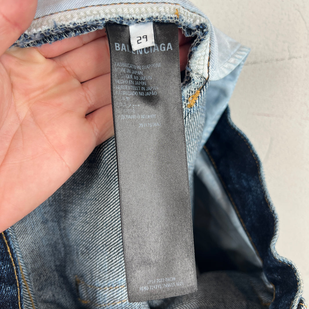 Balenciaga Garde Robe Heavy Denim Jeans