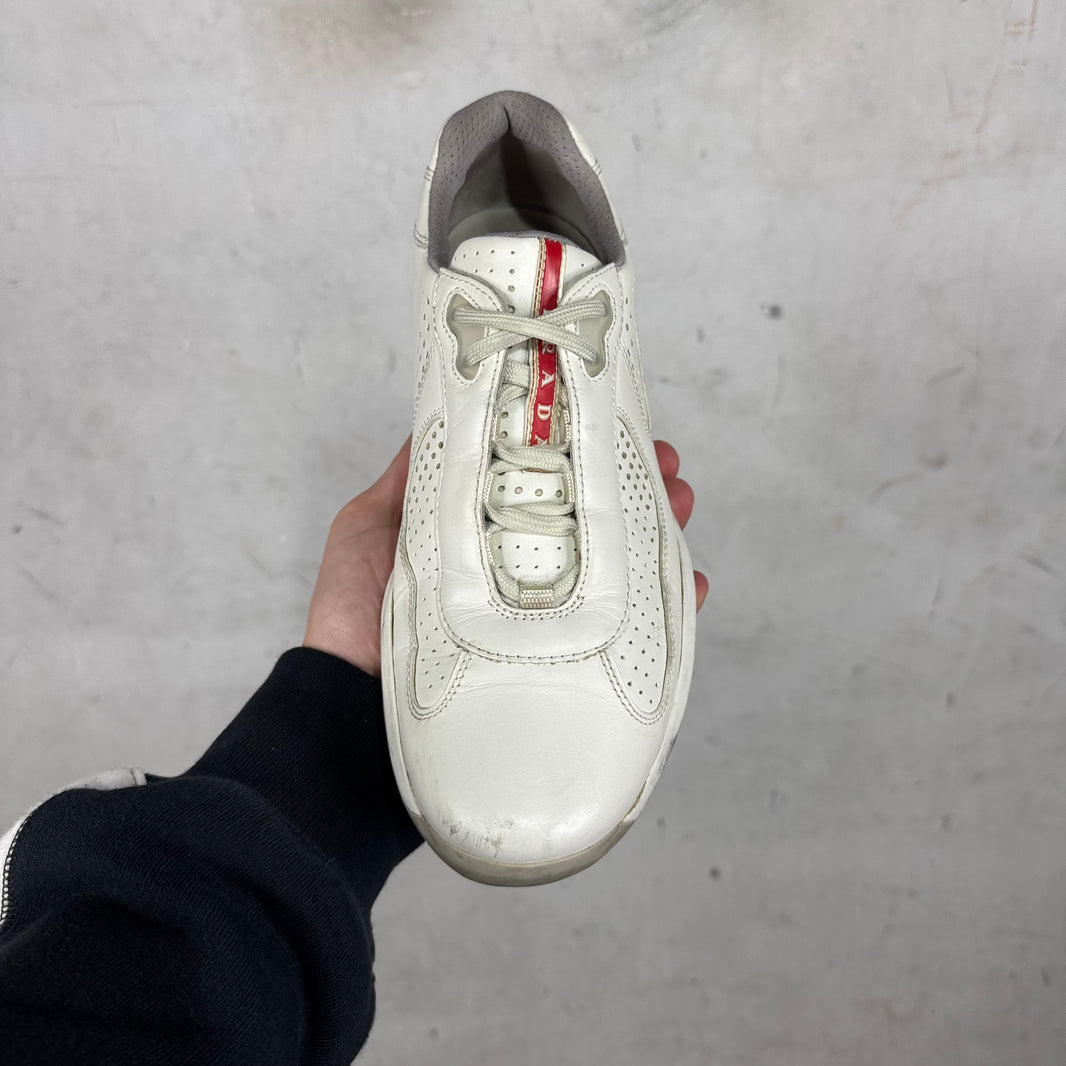 Prada White Mesh Amerricas Cup