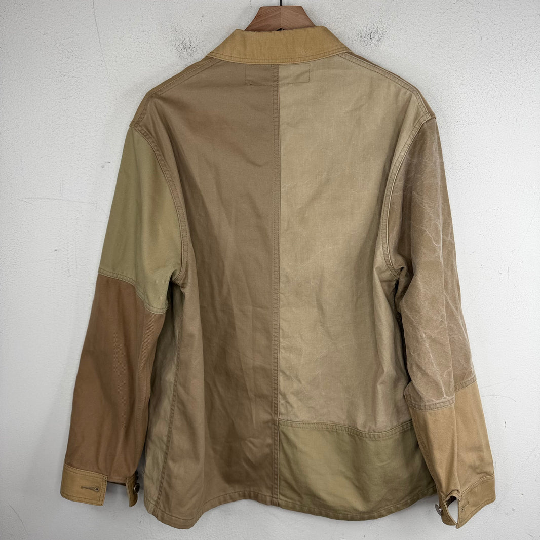 CDG Homme Canvas Patchwork Chore Jacket