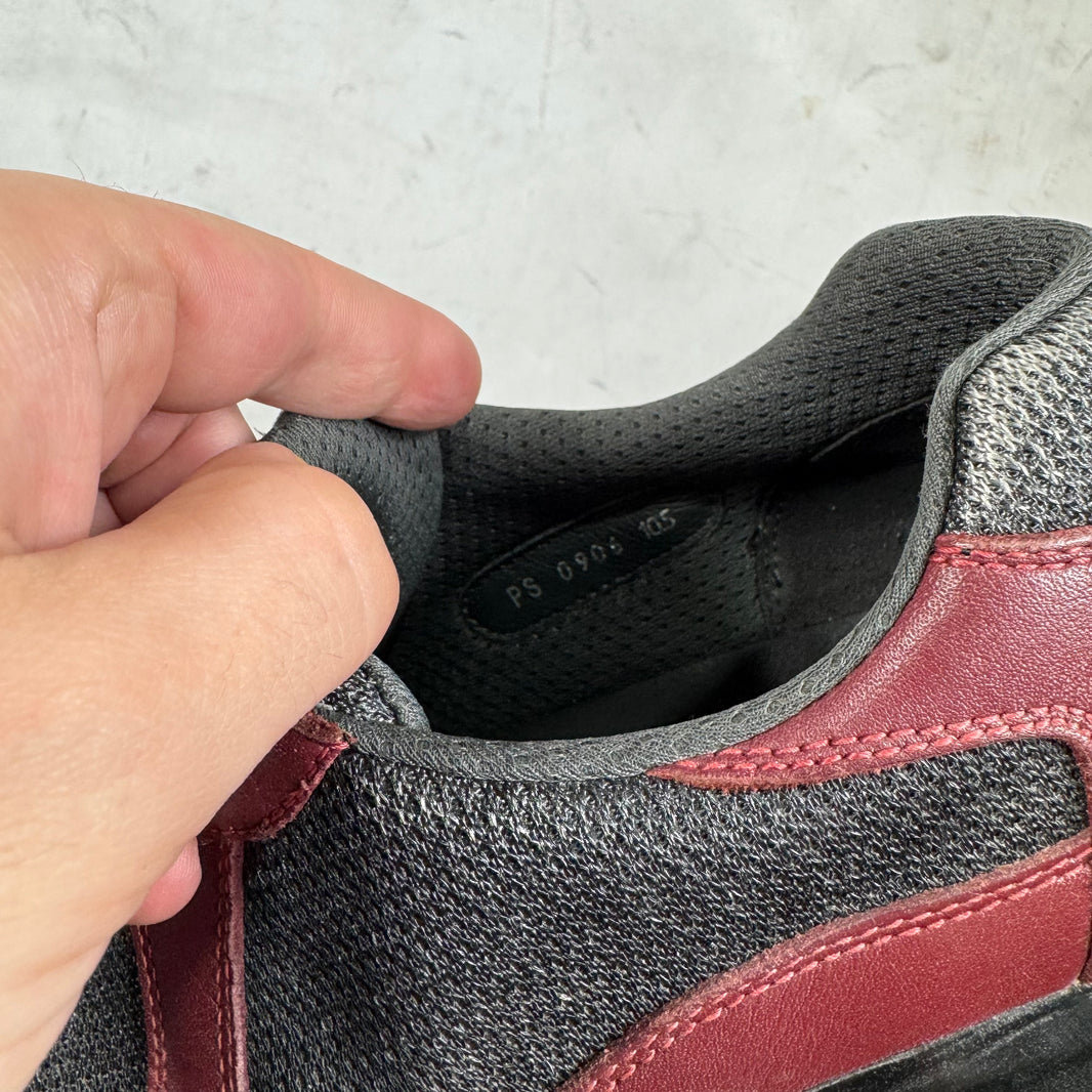 Prada Oxblood Leather Americas Cup